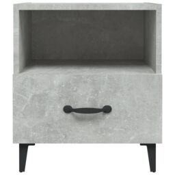 Berkfield Home Bedside Cabinet Concrete Grey Engineered Wood - thumbnail 3