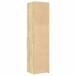 Berkfield Home Highboard Sonoma Oak 45x42.5x185 cm Engineered Wood in Brown - thumbnail 6
