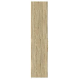 Berkfield Home Highboard Sonoma Oak 45x42.5x185 cm Engineered Wood in Brown - thumbnail 5