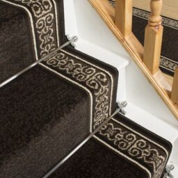 runrug Brown Tribal Stair Carpet Runner - Size: 70 cm x 480 cm - thumbnail 4