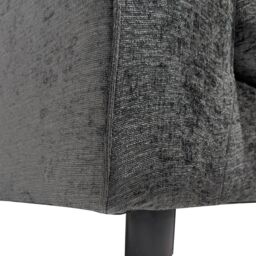 Furnishings For Less UK Zina Chenille Fabric Armchair Single Seater in Grey - thumbnail 3