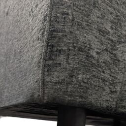 Furnishings For Less UK Zina Chenille Fabric Armchair Single Seater in Grey - thumbnail 2