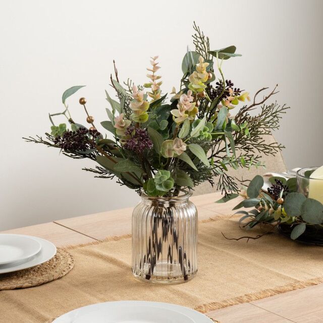 Scottish Everlastings Ltd 30cm Rustic Eucalyptus Arrangement in Green - image 1