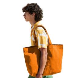 Westford Mill EarthAware Twill Shopper in Orange - thumbnail 2