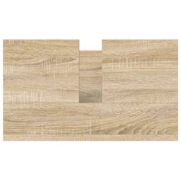 Berkfield Home Bathroom Basin Cabinet Sonoma Oak 60x34.5x60 cm in Light Tan - thumbnail 9