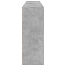 Berkfield Home Sideboard with LED Lights Concrete Grey 181.5x37x100 cm - thumbnail 7