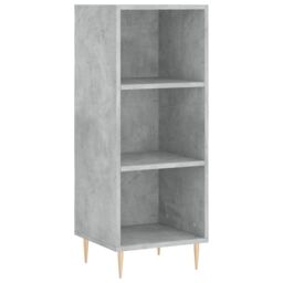 Berkfield Home Highboard Concrete Grey 34.5x34x180 cm Engineered Wood - thumbnail 5