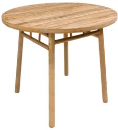 Nordlys Dining Table for 4 People (D90 cm) Round Bamboo in Brown - thumbnail 1
