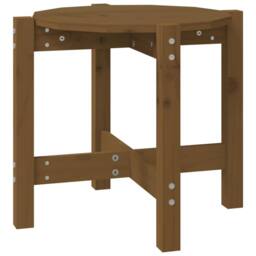Berkfield Home Beautiful Coffee Table Honey Brown Ã˜ 52.5x45 cm Solid Wood Pine - thumbnail 3