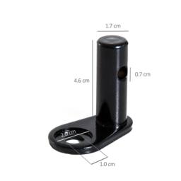 HOMCOM Coupling Accessory Pet Luggage Bike Bicycle Trailer Connector Attachment in Black - thumbnail 3
