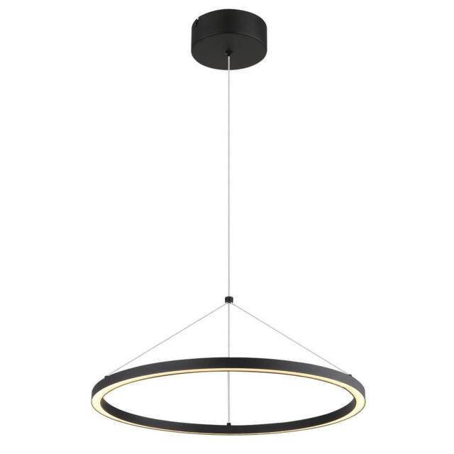 Netlighting Grenvix Pendant Ceiling Light Matt Black LED 3000K - image 1