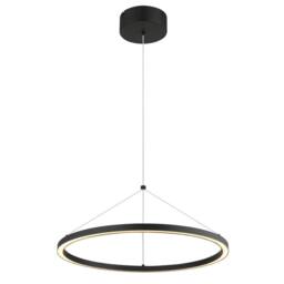 Netlighting Grenvix Pendant Ceiling Light Matt Black LED 3000K - thumbnail 1