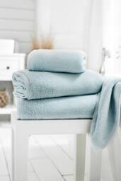 Deyongs Hotel Spa Palazzo Deluxe Cotton Towels - 1846 in Blue