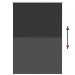 Berkfield Home Roller Blind Blackout Black 110x175 cm Fabric Width 105.7 cm Polyester - thumbnail 5