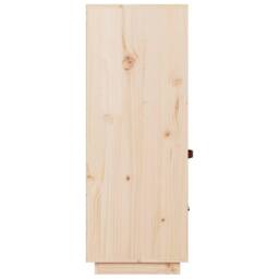 Berkfield Home Highboard 67x40x108.5 cm Solid Wood Pine in Natural - thumbnail 8