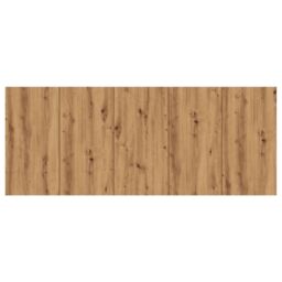 Berkfield Home Bed Headboard Artisan Oak 200x1.5x80 cm Engineered Wood in Brown - thumbnail 3