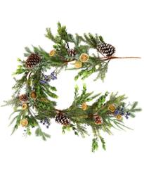 Dibor Fruits of the Forest Xmas Table Decor Christmas Garland 1.5m - Size: Large - thumbnail 2