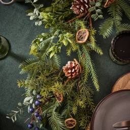Dibor Fruits of the Forest Xmas Table Decor Christmas Garland 1.5m - Size: Large - thumbnail 4