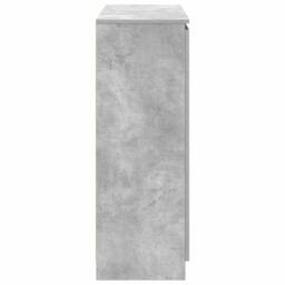 Berkfield Home Sideboard with Drawers Concrete Grey 100.5x35x98.5 cm Engineered Wood - thumbnail 7