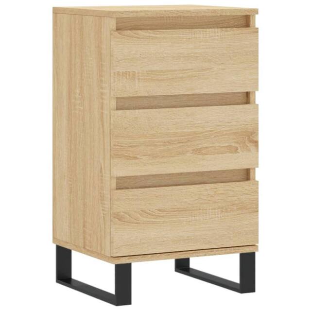 Berkfield Home Sideboard Sonoma Oak 40x35x70 cm Engineered Wood in Light Tan - Size: 40 x 35 x 70 cm - image 1