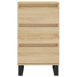 Berkfield Home Sideboard Sonoma Oak 40x35x70 cm Engineered Wood in Light Tan - Size: 40 x 35 x 70 cm - thumbnail 5
