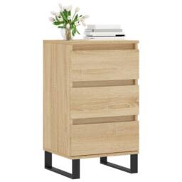 Berkfield Home Sideboard Sonoma Oak 40x35x70 cm Engineered Wood in Light Tan - Size: 40 x 35 x 70 cm - thumbnail 3