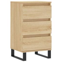 Berkfield Home Sideboard Sonoma Oak 40x35x70 cm Engineered Wood in Light Tan - Size: 40 x 35 x 70 cm