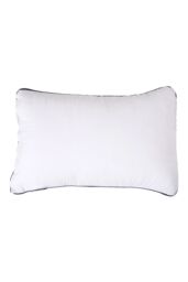 Living and Home Comfortable Pillow with Gold & Silver Geometric Embroidery in White - thumbnail 8