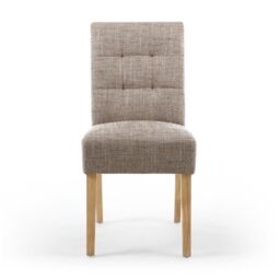 Shankar Moseley Waffle Tweed Oatmeal in Natural Legs in Beige - thumbnail 4