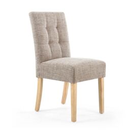 Shankar Moseley Waffle Tweed Oatmeal in Natural Legs in Beige