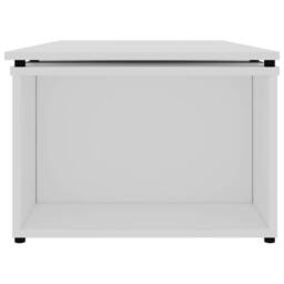 Berkfield Home Stylish Coffee Table White 150x50x35 cm Engineered Wood - Size: 150 x 50 x 35 cm - thumbnail 8