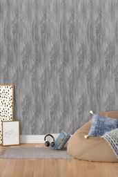 Living and Home 36Pcs Rustic Wood Grain Self-adhesive PVC Flooring Planks in Grey - thumbnail 2