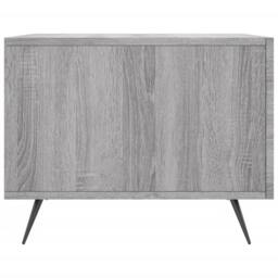 Berkfield Home Coffee Table Grey Sonoma 50x50x40 cm Engineered Wood - Size: 50 x 50 x 40 cm - thumbnail 7