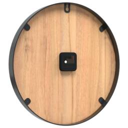 Berkfield Home Wall Clock Brown √ò39 cm Iron & Engineered Wood - thumbnail 5
