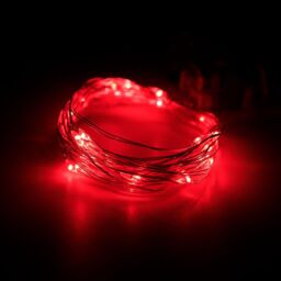 Leaper 7 Meters 50LED Solar Copper Wire Outdoor Waterproof Light String in Red - thumbnail 2