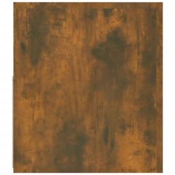 Berkfield Home TV Cabinet with LED Lights Smoked Oak 120x35x40 cm in Brown - Size: 120 x 35 x 40 cm - thumbnail 6