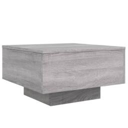 Berkfield Home Modern Coffee Table Grey Sonoma 55x55x31 cm Engineered Wood - Size: 55 x 55 x 31 cm - thumbnail 7
