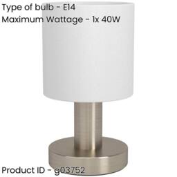 Loops Sleek Modern Satin Nickel Table Lamp for Stylish Indoor Lighting in Metallics - thumbnail 2