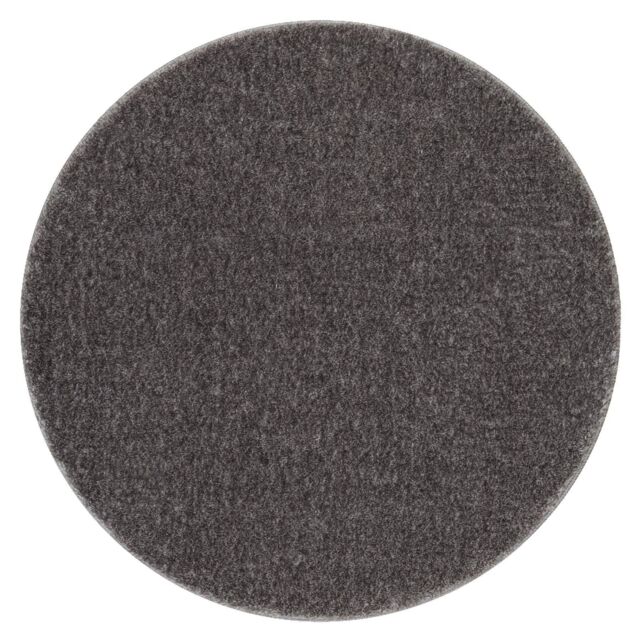 RugsX Dywaniki Łazienkowe Rug in Grey - Size: 100 cm diameter - image 1