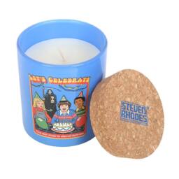 Steven Rhodes One Year Closer Lemon Cake Scented Candle in Light Blue - thumbnail 1