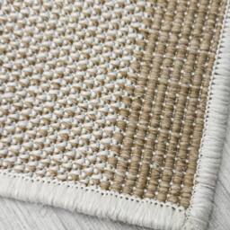 runrug Carpet Runner Rug - Indoor/Outdoor, Reversible, 2mm - 'Chequered' in Brown - Size: 60 cm x 420 cm - thumbnail 2