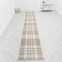 runrug Carpet Runner Rug - Indoor/Outdoor, Reversible, 2mm - 'Chequered' in Brown - Size: 60 cm x 420 cm - thumbnail 7