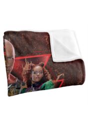 Black Adam Blanket, 152x127 cm Character Bolt Silky Touch Super Soft Throw Blanket in White - thumbnail 3