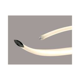 Netlighting Armonia Semi Flush Ceiling Curl 40W LED 3000lm Chrome Frosted Acrylic in White - thumbnail 4