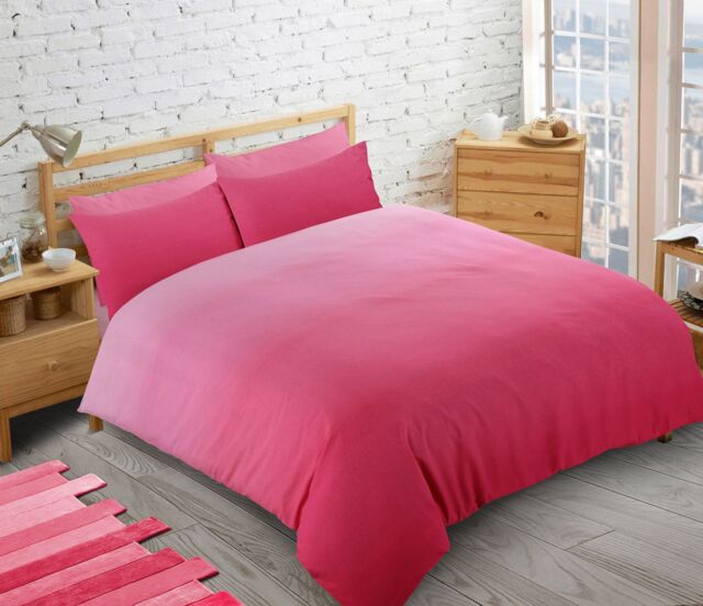 Velosso Elevations Duvet Cover & Pillowcase Set - Printed Cotton Rich in Pink - Size: King - image 1