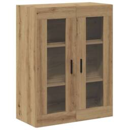 Berkfield Home Wall Mounted Cabinet Artisan Oak 69.5x34x90 cm in Brown - thumbnail 2