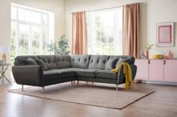 The Great Sofa Company Ailis 2 Corner 2 Faro Slate in Dark Grey