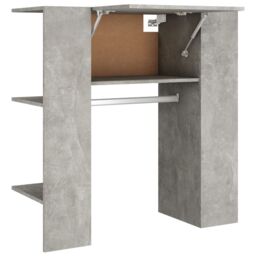 Berkfield Home Hallway Cabinet Concrete Grey 97.5x37x99 cm Engineered Wood - thumbnail 2