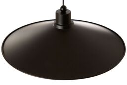 Orsina Black & White Dome Pendant Light, Stylish Ceiling Lighting For Bedroom, Sleek Hanging Lamp With UK Fittings - thumbnail 4