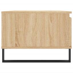 Berkfield Home Coffee Table Sonoma Oak 90x50x36.5 cm Engineered Wood in Brown - thumbnail 7